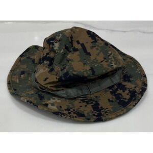 USMC Woodland MARPAT Boonie Hat Cover Medium Marine Corps